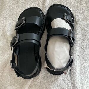 Princess Polly Black Sandals